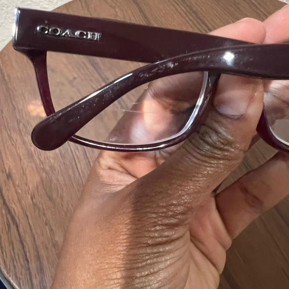 Coach Women’s Dark Purple Glasses - Picture 1 of 6